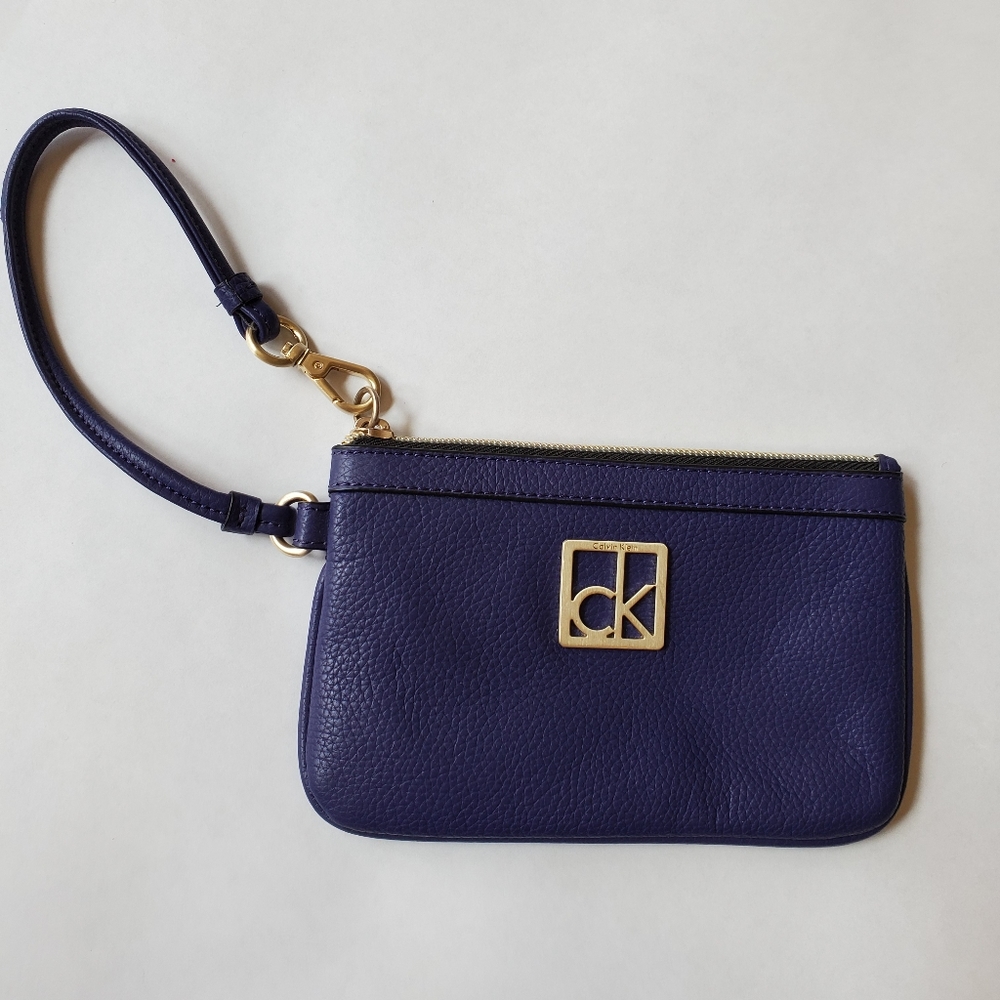 Calvin Klein Indigo Wristlet